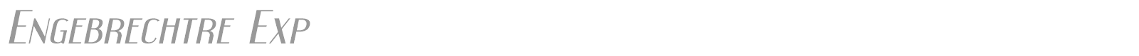 Engebrechtre font preview